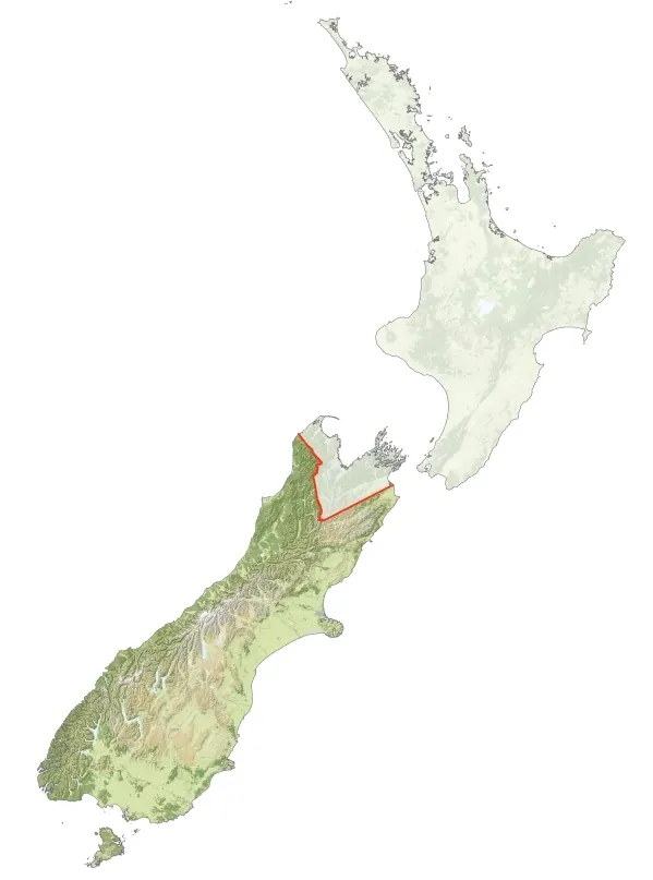 A 2010 contributor-created GIS map of the land recognised as Ngāi Tahu takiwā under the Ngāi Tahu Claims Settlement Act 1998. Not the Kā Huru Manu atlas; no assertion of legal boundary precision.